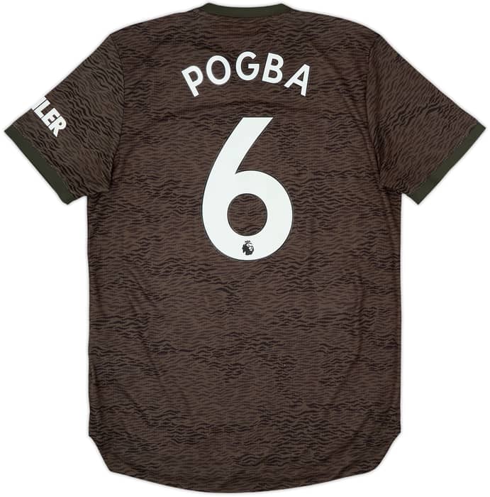 2020-21 Manchester United Authentic Away Shirt Pogba #6 - 9/10 - (M)