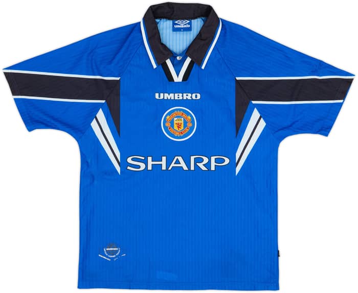 1996-98 Manchester United Third Shirt Scholes #18 - 8/10 - (M)