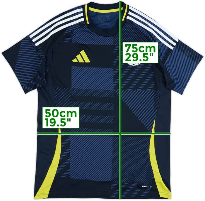 2024-25 Scotland Home Shirt - 8/10 - (L)