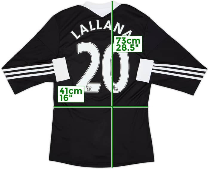 Camiseta de visitante de manga larga del Southampton 2013-14 Lallana #20 - 8/10 - (M)