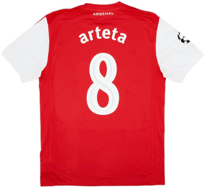 Camiseta de local del Arsenal 2011-12 Arteta #8 - 6/10 - (M)
