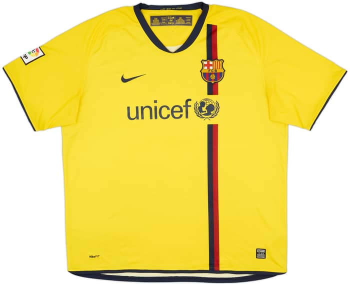 2008-10 Barcelona Away Shirt Ibrahimovic #9 - 7/10 - (XXL)