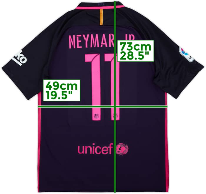2016-17 Barcelona Away Shirt Neymar Jr #11 - 9/10 - (M)