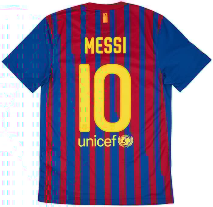 2011-12 Barcelona Local Camiseta Messi #10 - 7/10 - (S)