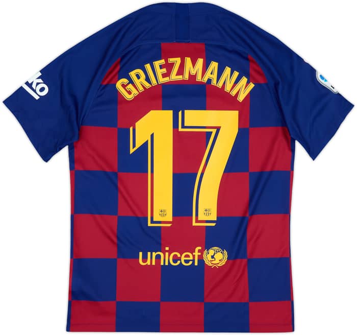 2019-20 Barcelona Home Shirt Griezmann #17 - 9/10 - (M)