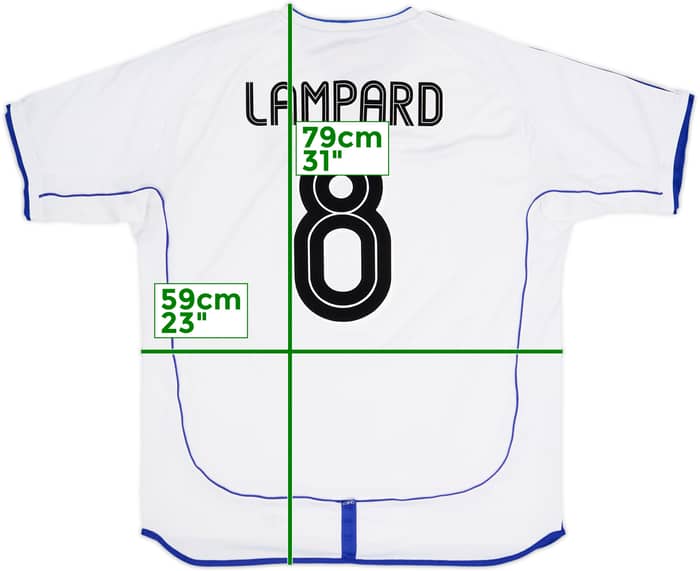 2001-03 Chelsea Away Shirt Lampard #8 - 6/10 - (XL)