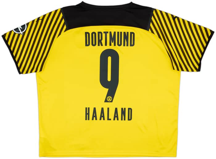 2021-22 Borussia Dortmund Home Shirt Haaland #9 - 8/10 - (XXL)