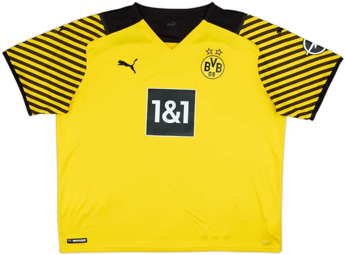 2021-22 Borussia Dortmund Home Shirt Haaland #9 - 8/10 - (XXL)