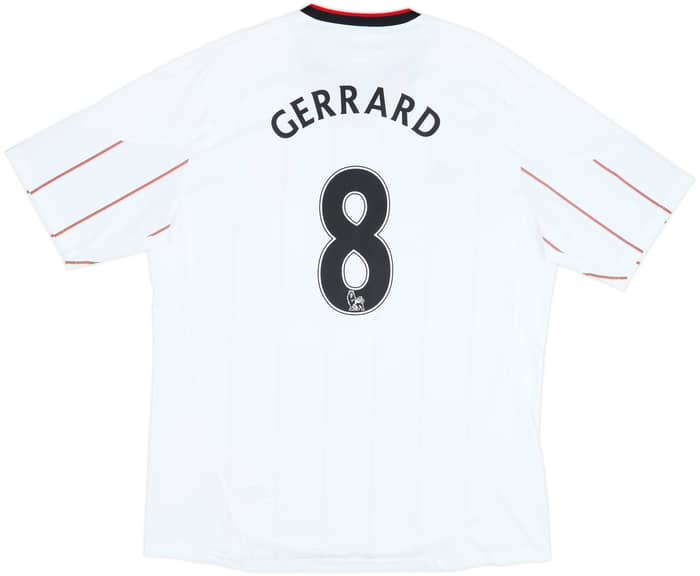2010-11 Liverpool Away Shirt Gerrard #8 - 10/10 - (XXL)