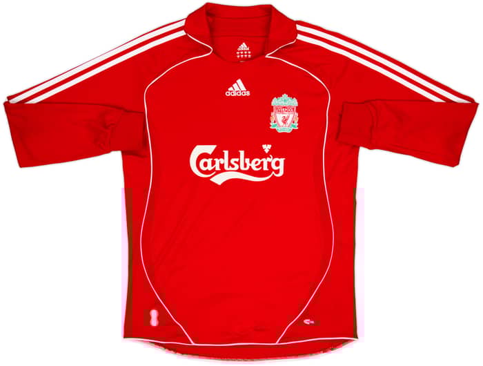 2006-08 Liverpool Home L/S Shirt Torres #9 - 6/10 - (M)