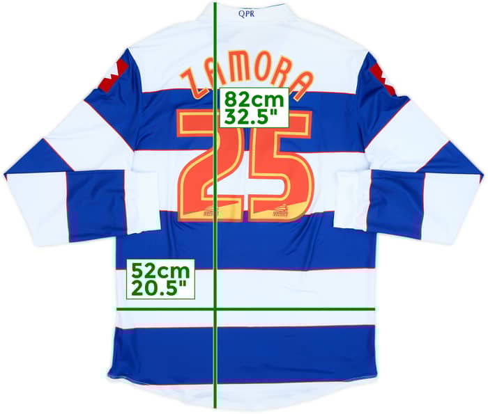 2013-14 QPR Home L/S Shirt Zamora #25 - 8/10 - (XL)