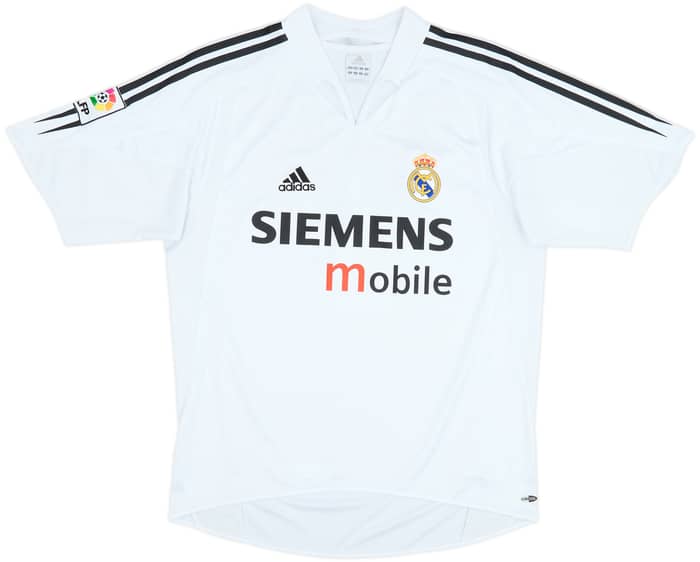 2004-05 Real Madrid Home Shirt Zidane #5 - 7/10 - (M)