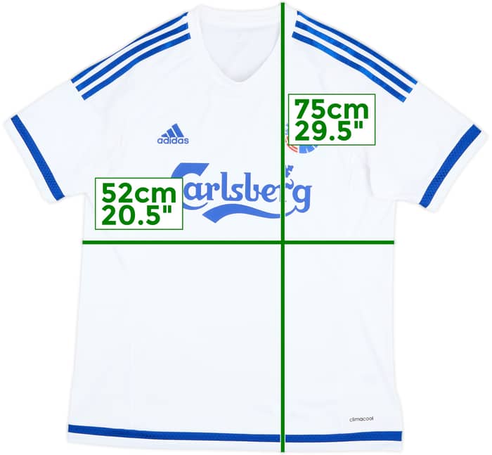 2015-16 FC Copenhagen Home Shirt - 5/10 - (L)