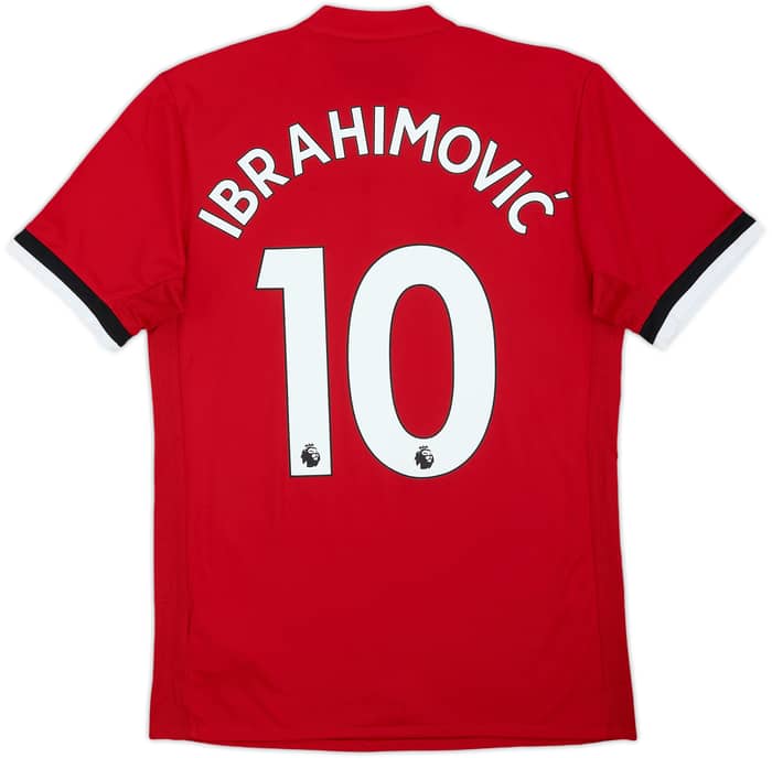 2017-18 Manchester United Home Shirt Ibrahimovic #10 (S)