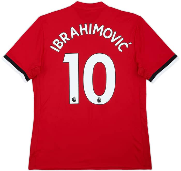 2017-18 Manchester United Home Shirt Ibrahimovic #10 (M)