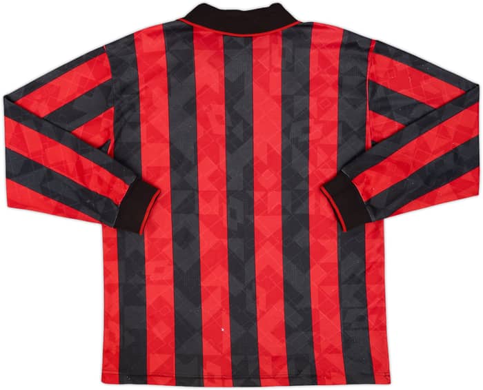 1994-95 AC Milan Home L/S Shirt - 5/10 - (L)