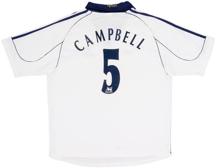 1999-01 Tottenham Home Shirt Campbell #5 - 8/10 - (L)