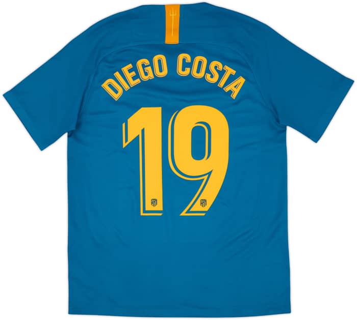 2018-19 Atletico Madrid Third Shirt Diego Costa #19 - 8/10 - (M)