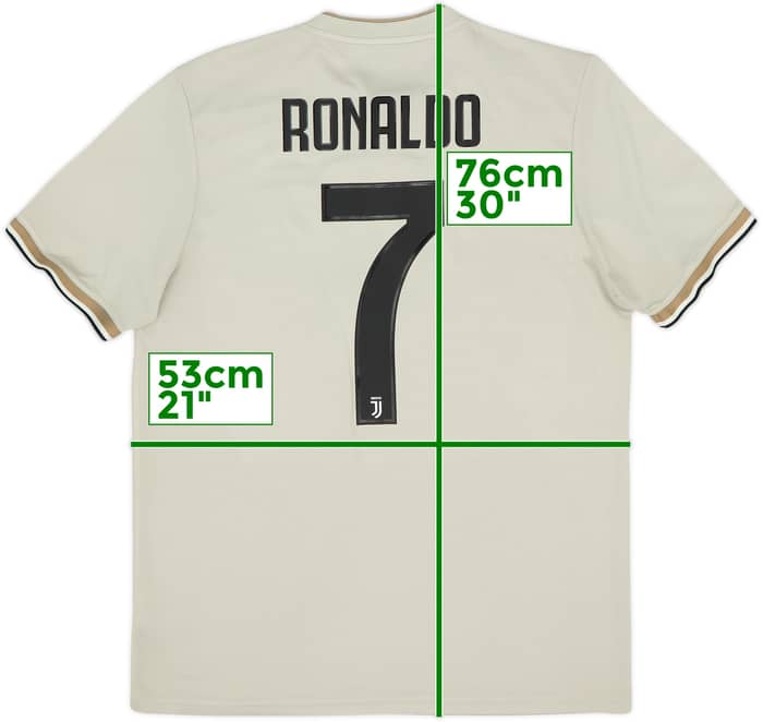 2018-19 Juventus Away Shirt Ronaldo #7 - 8/10 - (L)