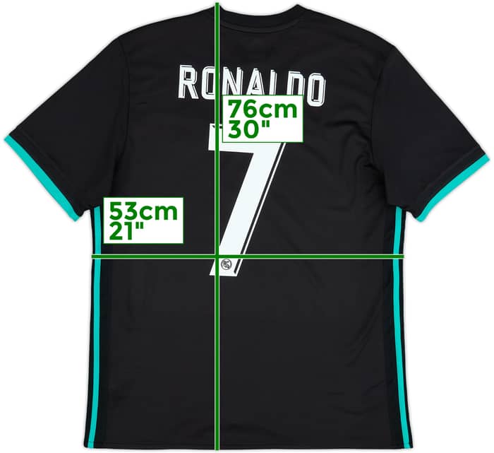 2017-18 Real Madrid Away Shirt Ronaldo #7 - 8/10 - (L)