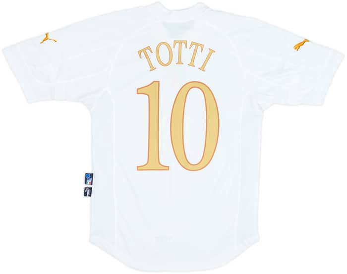 2004-06 Italy Away Shirt Totti #10 - 8/10 - (S)