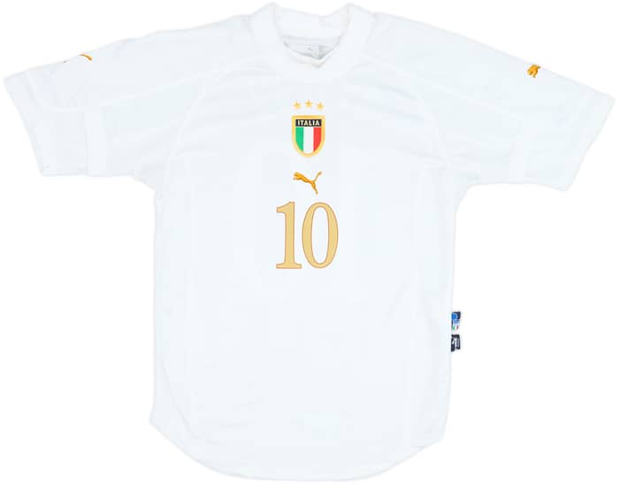 2004-06 Italy Away Shirt Totti #10 - 8/10 - (S)