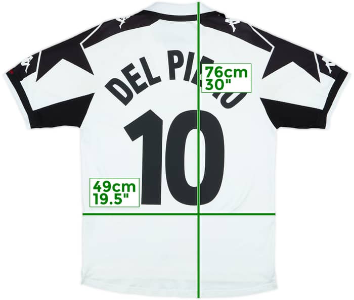 1998-99 Juventus Away Shirt Del Piero #10 - 6/10 - (M)