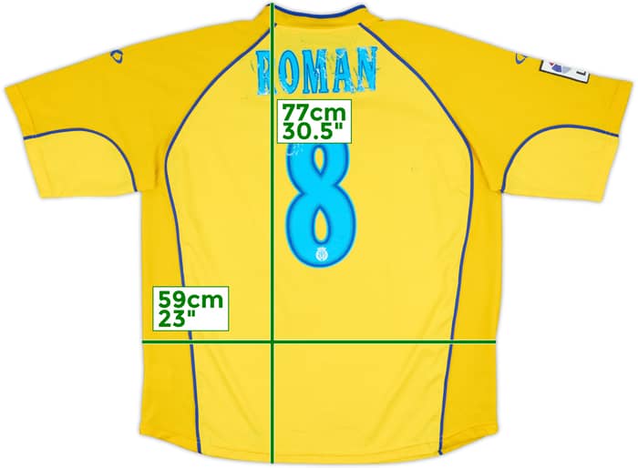2004-05 Villarreal Home Shirt Roman #8 - 4/10 - (L)