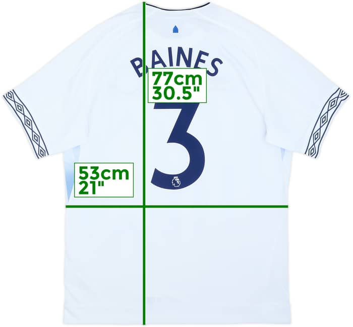 2018-19 Everton Third Shirt Baines #3 (L)