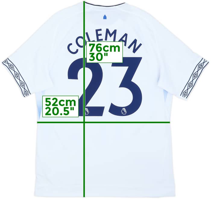 2018-19 Everton Third Shirt Coleman #23 (L)