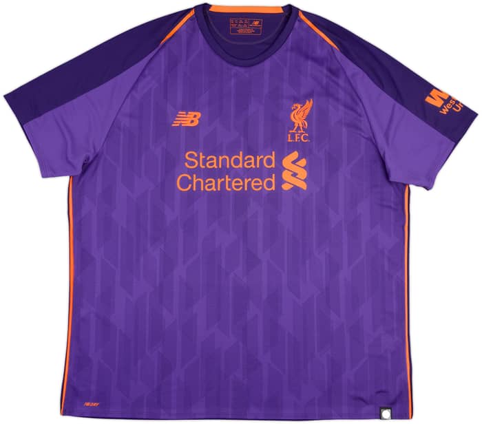 2018-19 Liverpool Away Shirt Virgil #4 - 8/10 - (XXL)