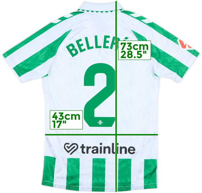 2024-25 Real Betis Home Shirt Bellerin #2 - 9/10 - (XS)