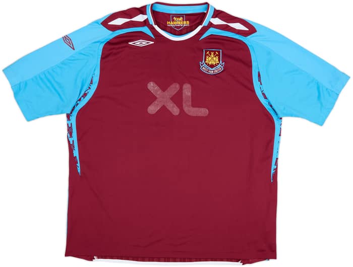 2007-08 West Ham Home Shirt - 4/10 - (3XL)