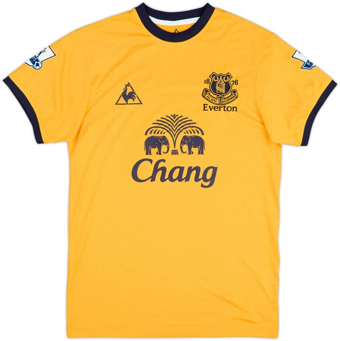 2011-12 Everton Signed Away Shirt Beckford #16 - 7/10 - (S)