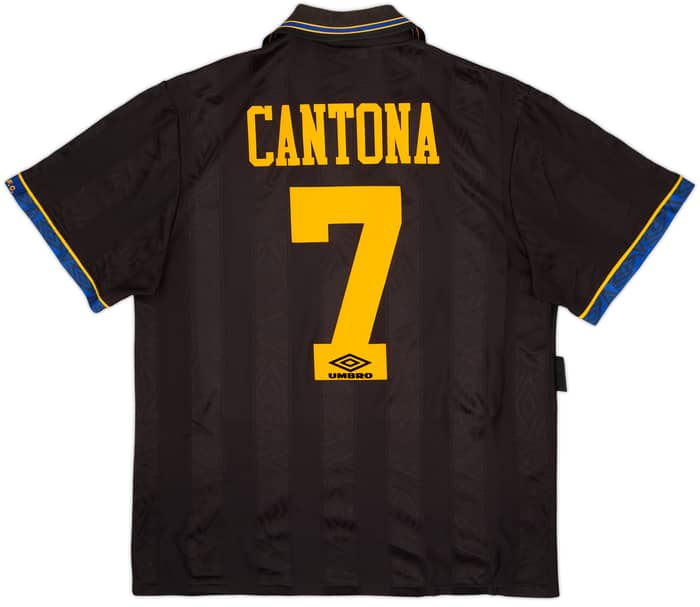 1993-95 Manchester United Away Shirt Cantona #7 - 8/10 - (L)