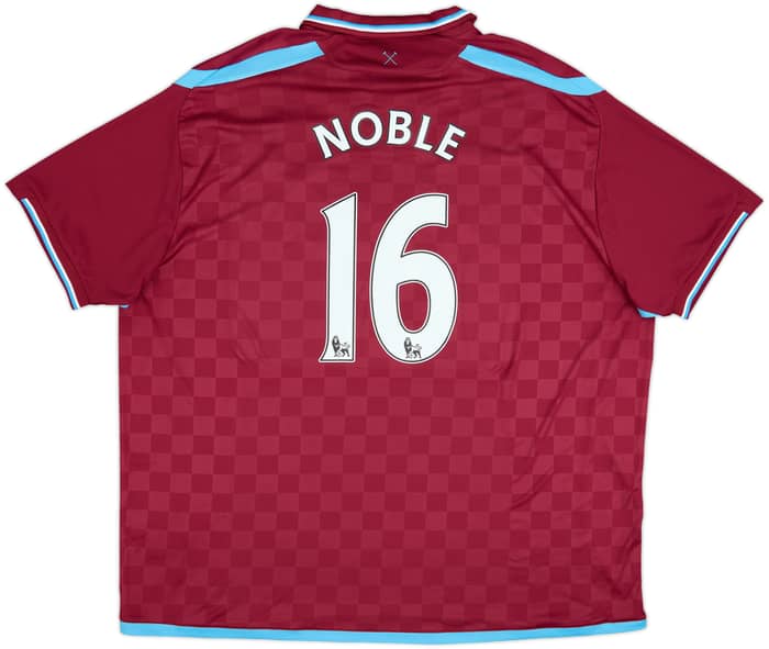 Camiseta de local del West Ham 2009-10 Noble #16 - 8/10 - (4XL)