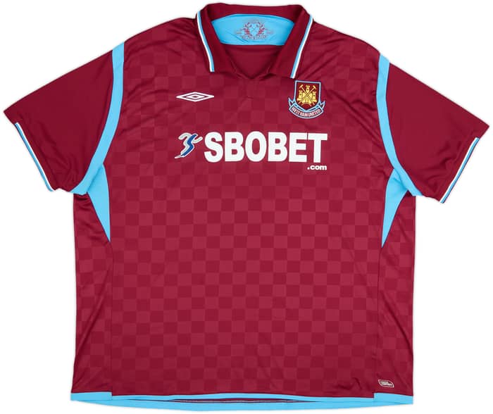 Camiseta de local del West Ham 2009-10 Noble #16 - 8/10 - (4XL)