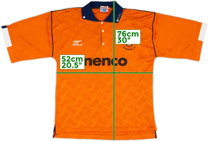 1991-93 Blackpool Home Shirt - 9/10 - (M)