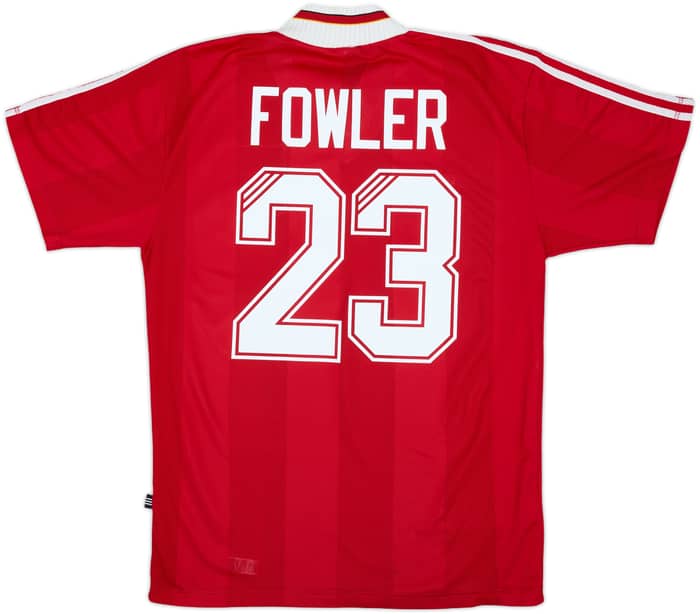 1995-96 Liverpool Home Shirt Fowler #23 - 6/10 - (L)