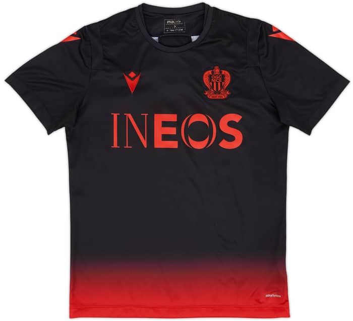 2020-21 Nice Macron Training Shirt - 8/10 - (S)