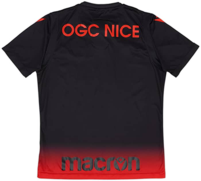 2020-21 Nice Macron Training Shirt - 8/10 - (S)