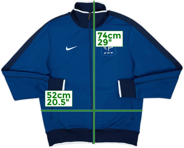 2011-12 France Nike N98 Track Jacket - 10/10 - (M)