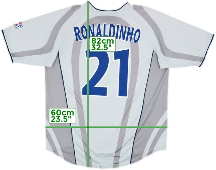 2001-02 Paris Saint-Germain Away Shirt Ronaldinho #21 - 5/10 - (XL)
