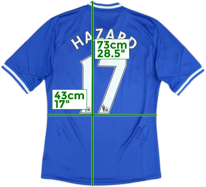 2013-14 Chelsea Home Shirt Hazard #17 - 6/10 - (S)