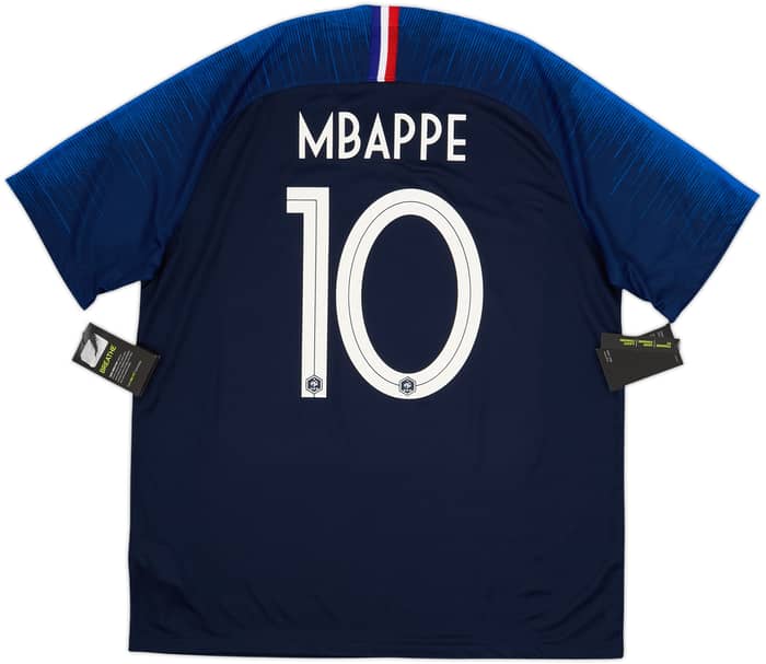 2018 France Home Shirt Mbappe #10 (XL)