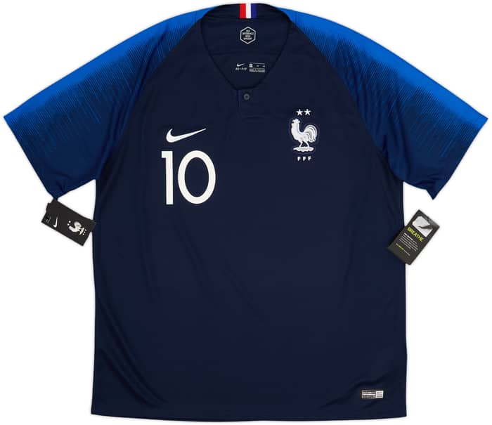2018 France Home Shirt Mbappe #10 (XL)