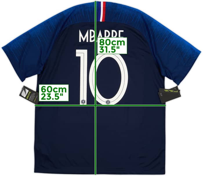 2018 France Home Shirt Mbappe #10 (XL)