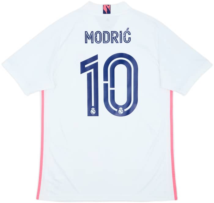 2020-21 Real Madrid Home Shirt Modric #10 - 9/10 - (L)