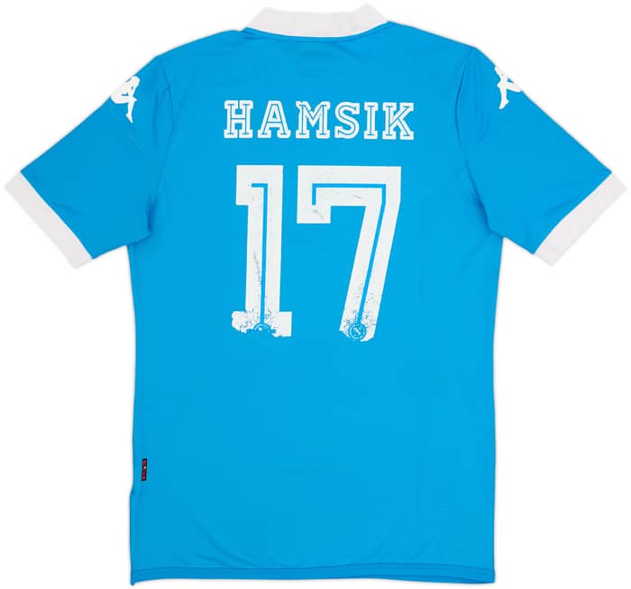 2015-16 Napoli Authentic Home Shirt Hamsik #17 - 4/10 - (L)