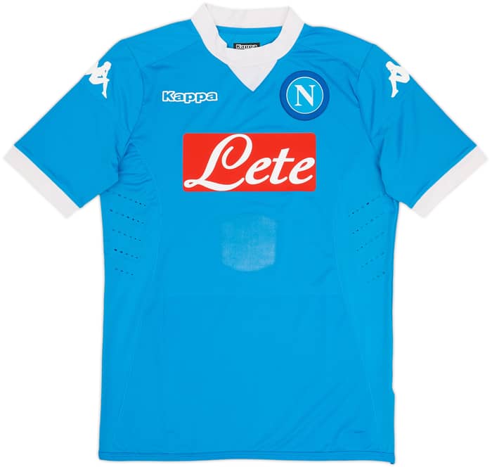 2015-16 Napoli Authentic Home Shirt Hamsik #17 - 4/10 - (L)